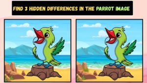 3 Changes in This Parrot Optical Illusion