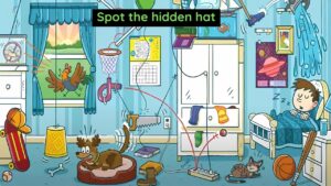 Optical Illusion Can You Spot the Hidden Hat