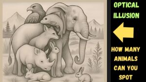 Optical Illusion Challenge Count the Animals